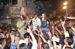 Aslam Shaikh with Amir Ali and Shakti Kapoor  in support of the Malad West candidate Aslam Shaikh